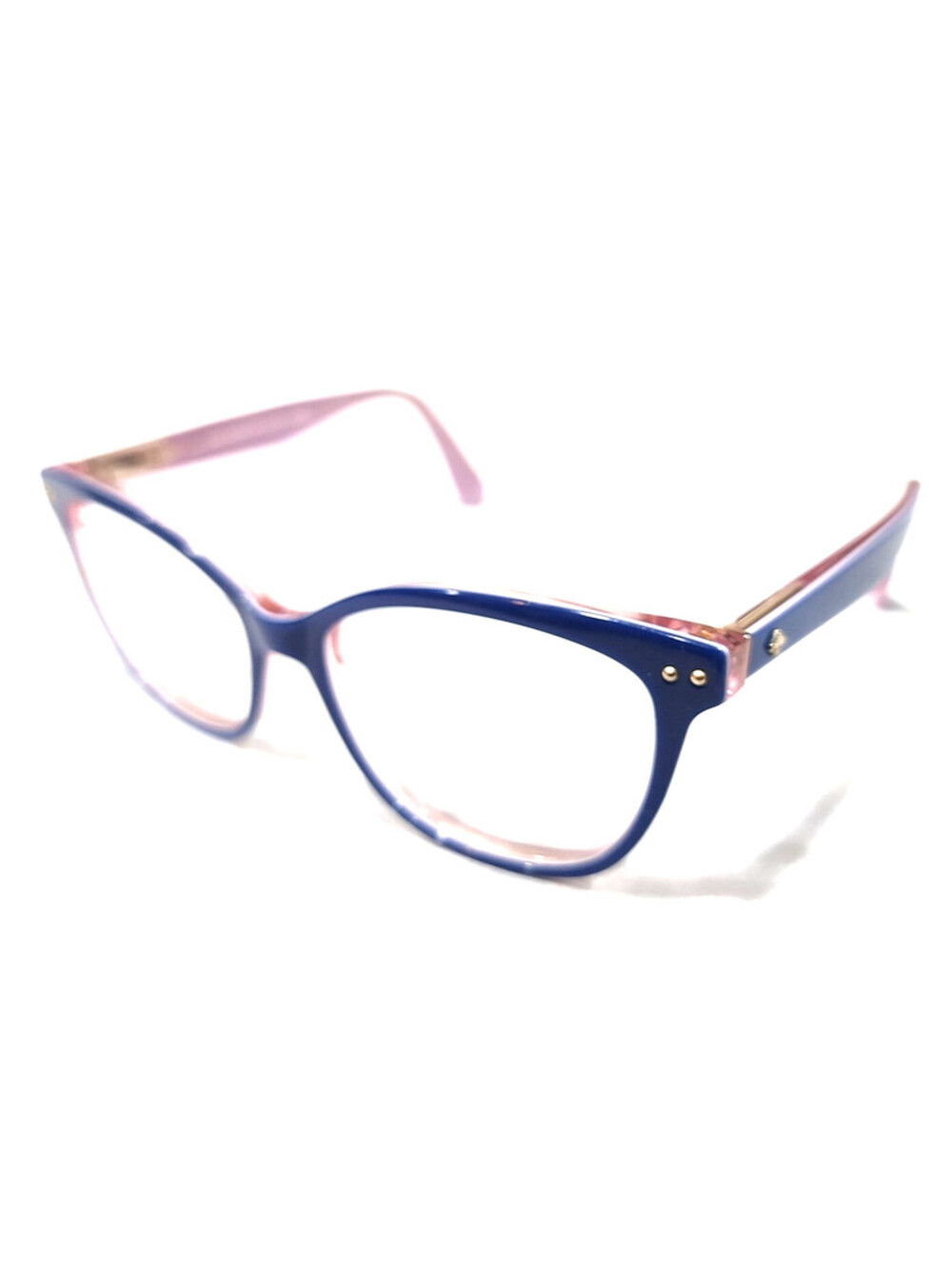 Kate Spade Adrie Blue Pink Cat Eyes Eyeglasses 53-16 140